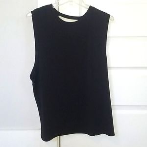 Black Fabletics tank top with hole in the back